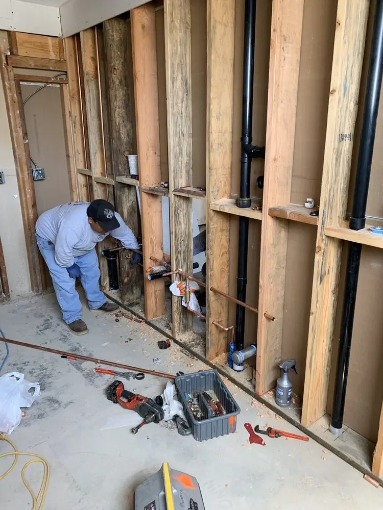 Commercial rough-in plumbing for Gas Line Repair in Pottstown